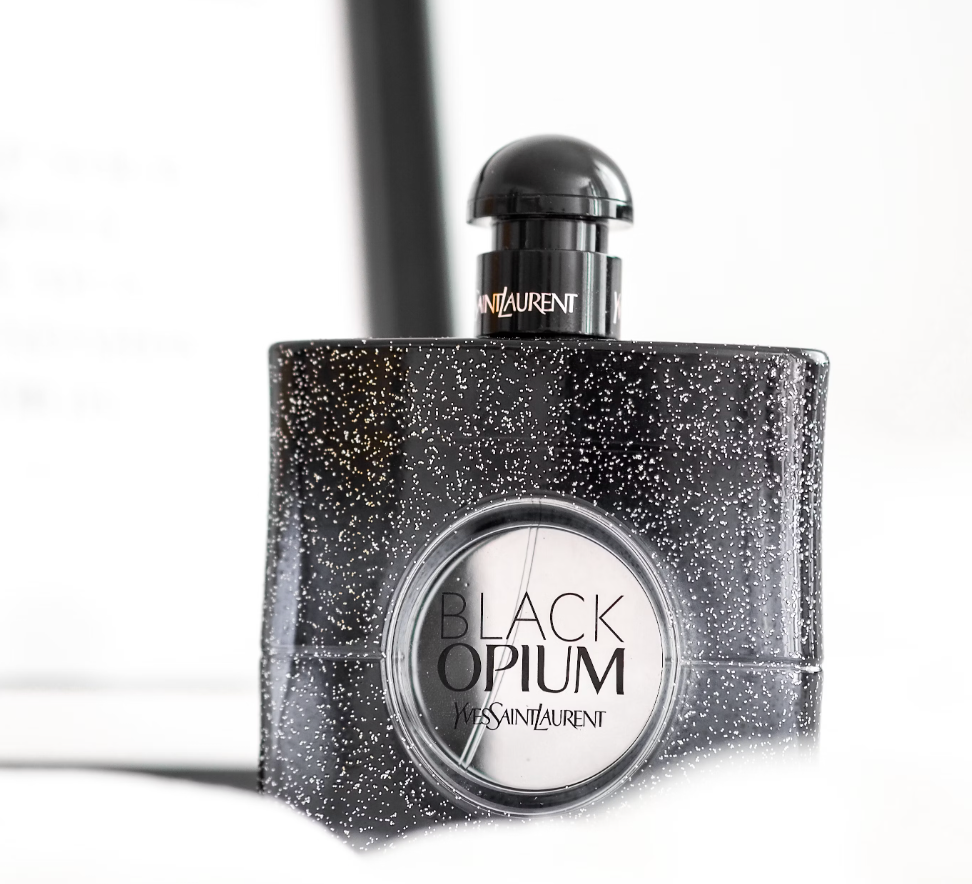 bottle of black opium perfume