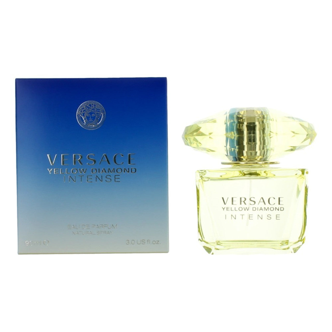 3 oz bottle of versace yellow diamond intense perfume