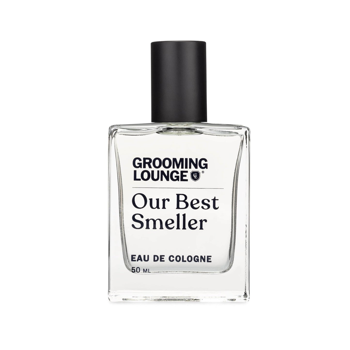 50 mL bottle of grooming lounge's black pepper eau de cologne