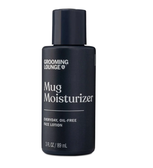 3 fluid ounce bottle of oil free mug moisturizer