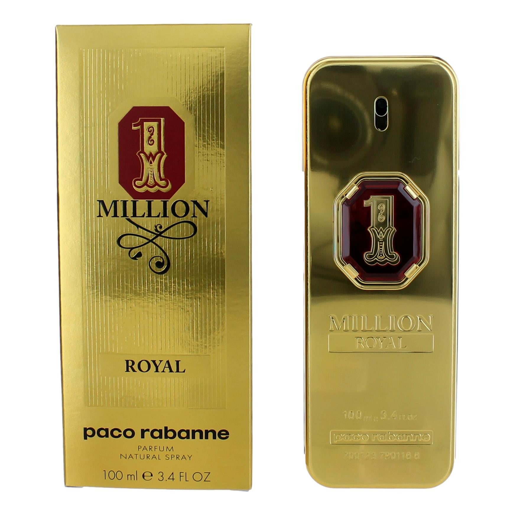 Photo of 1 Million Royal by Paco Rabanne, 3.4 oz Pure Parfum Spray for Men