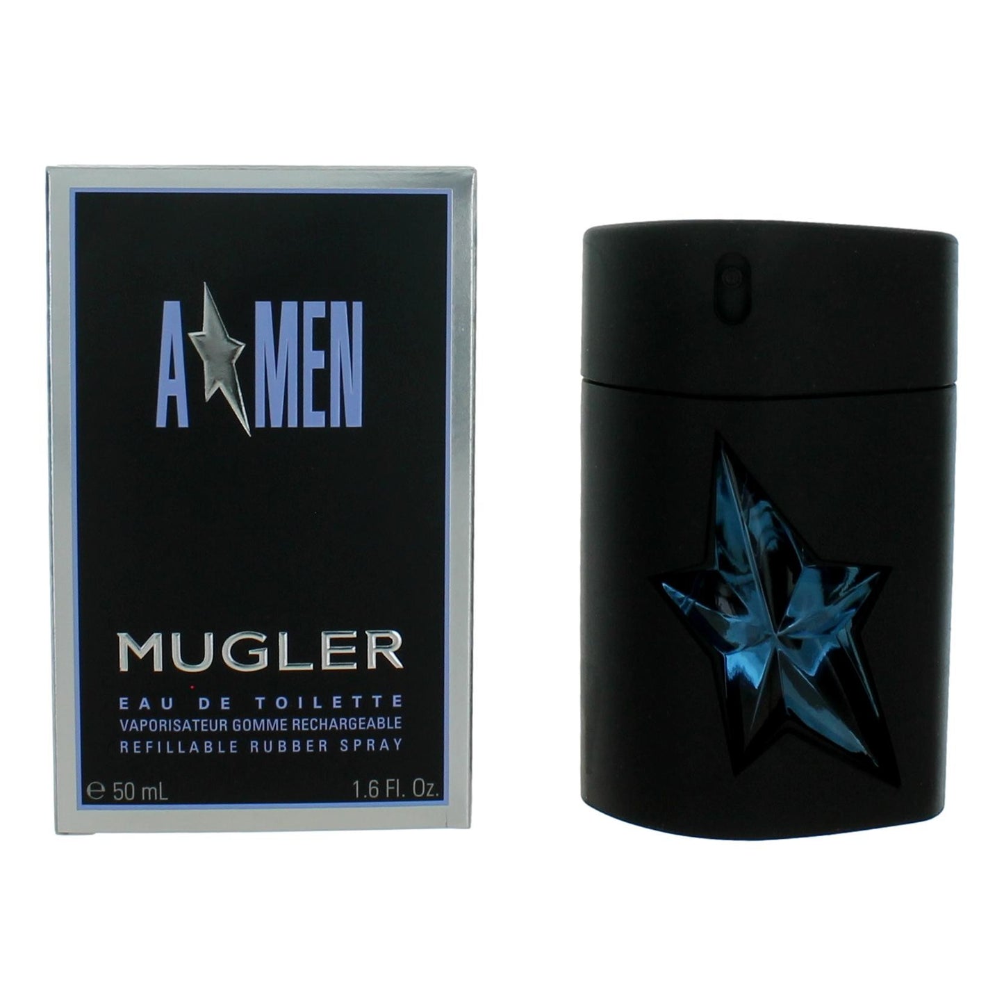 Photo of Angel by Thierry Mugler, (A*men) 1.6oz EDT Refillable Rubber Spray men