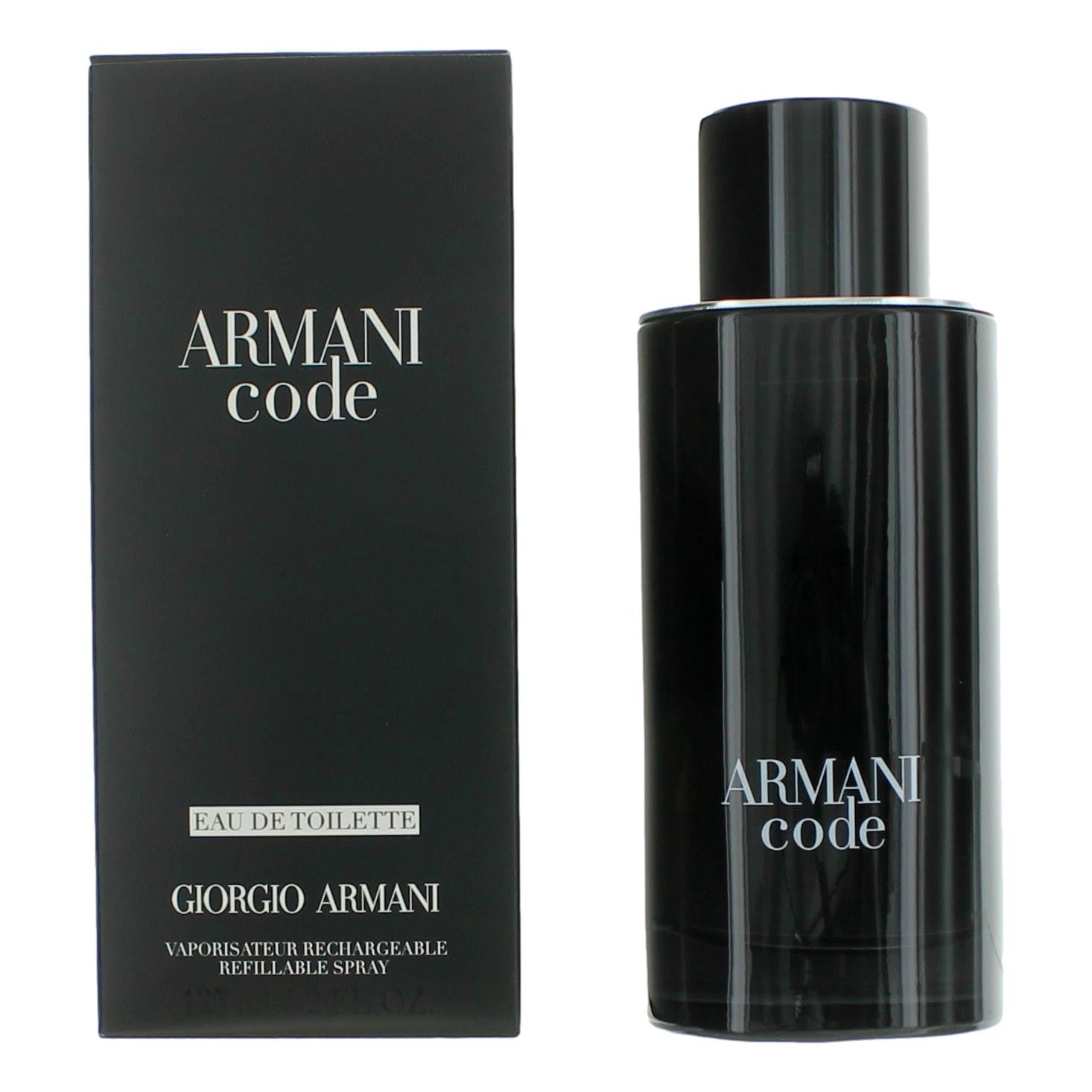 Photo of Armani Code by Giorgio Armani, 4.2 oz EDT Refillable Spray for Men