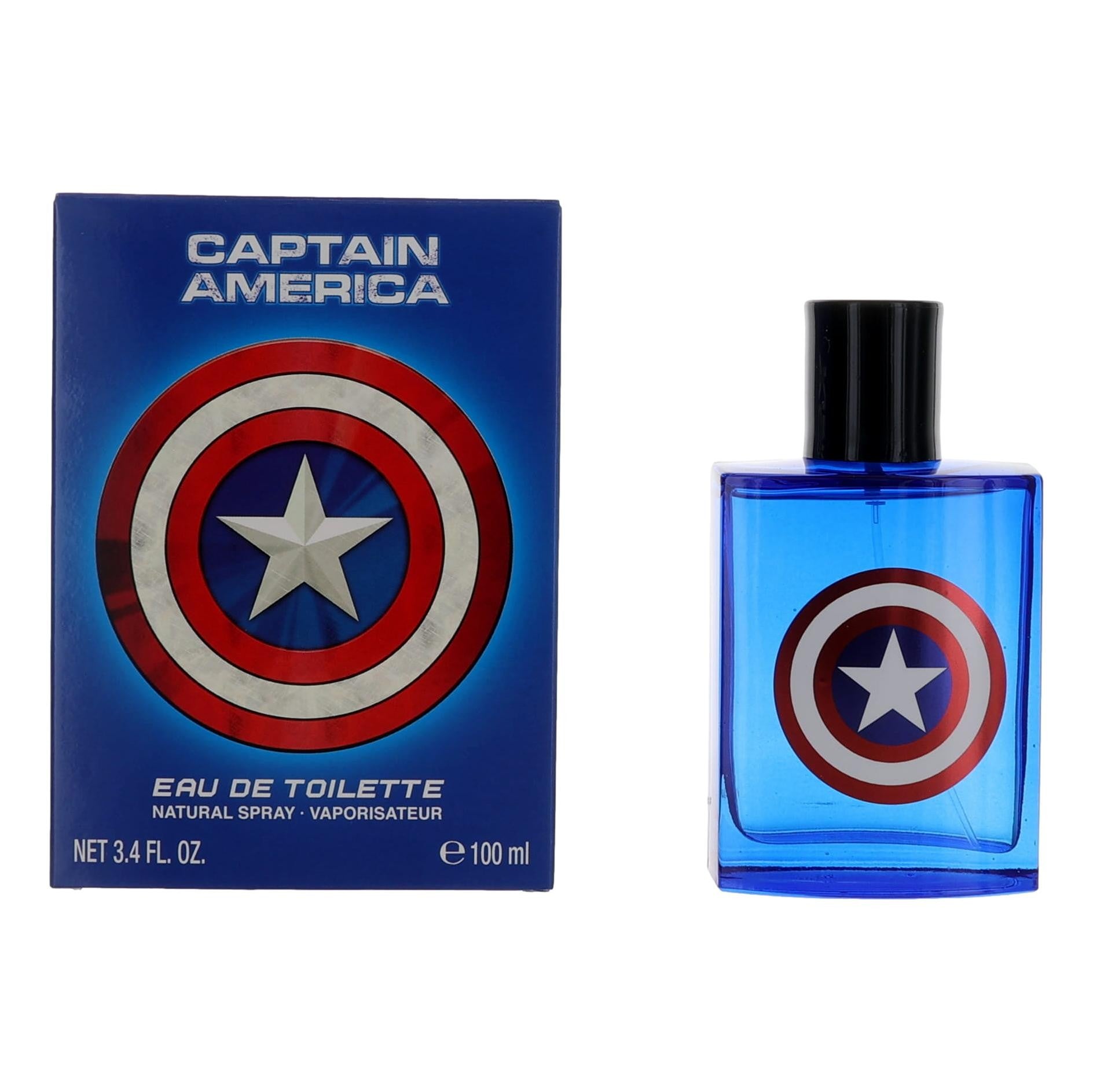 Photo of Captain America by Marvel, 3.4 oz EDT Spray for Men