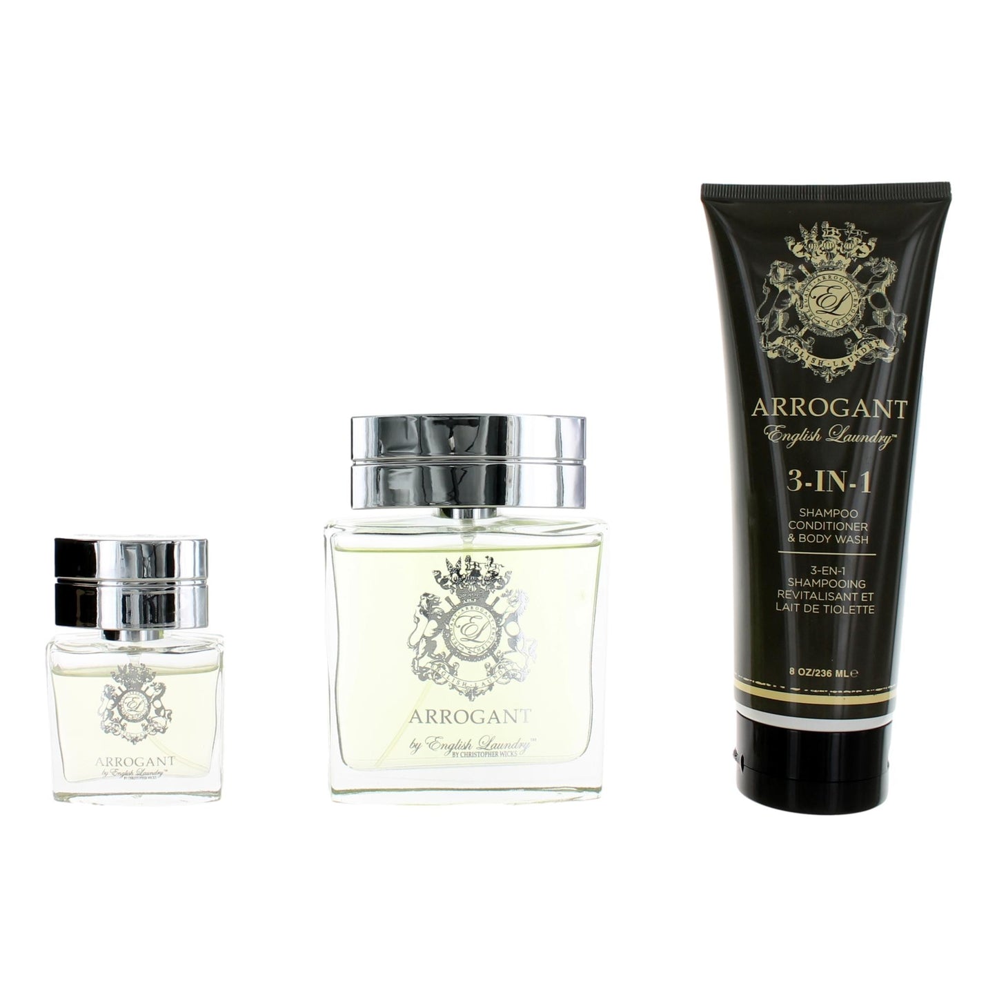 Photo of Arrogant by English Laundry, 3 Piece Gift Set for Men with 3.4 oz.