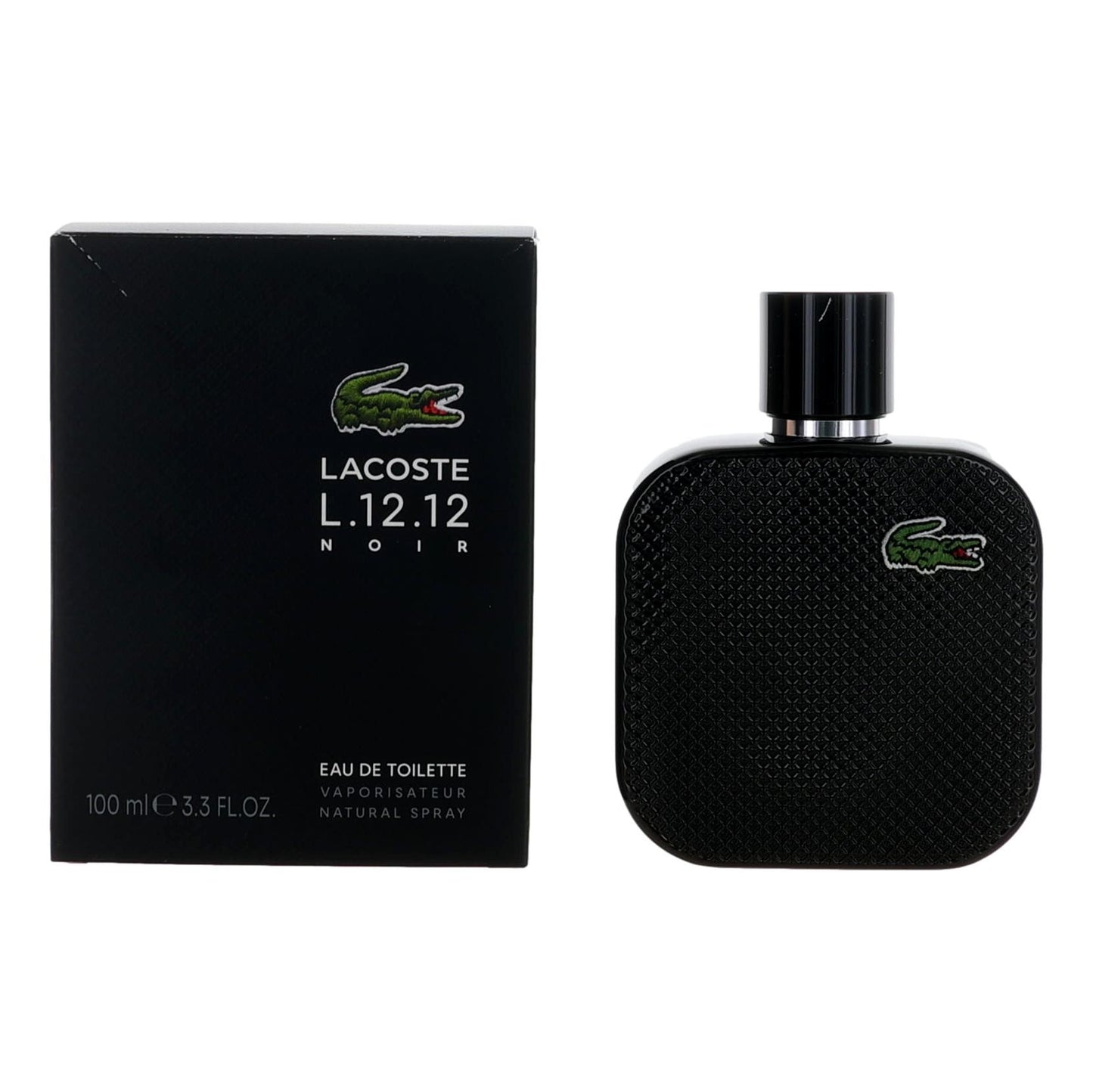 Photo of Lacose L. 12.12 Black Noir by Lacoste, 3.3 oz EDT Spray for Men