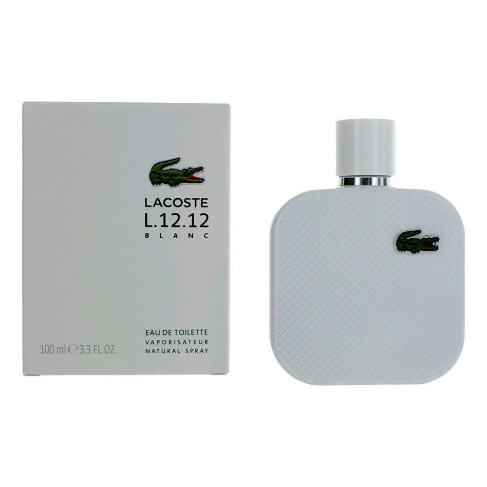 Photo of Lacoste L.12.12 White Blanc by Lacoste, 3.3 oz EDT Spray for Men