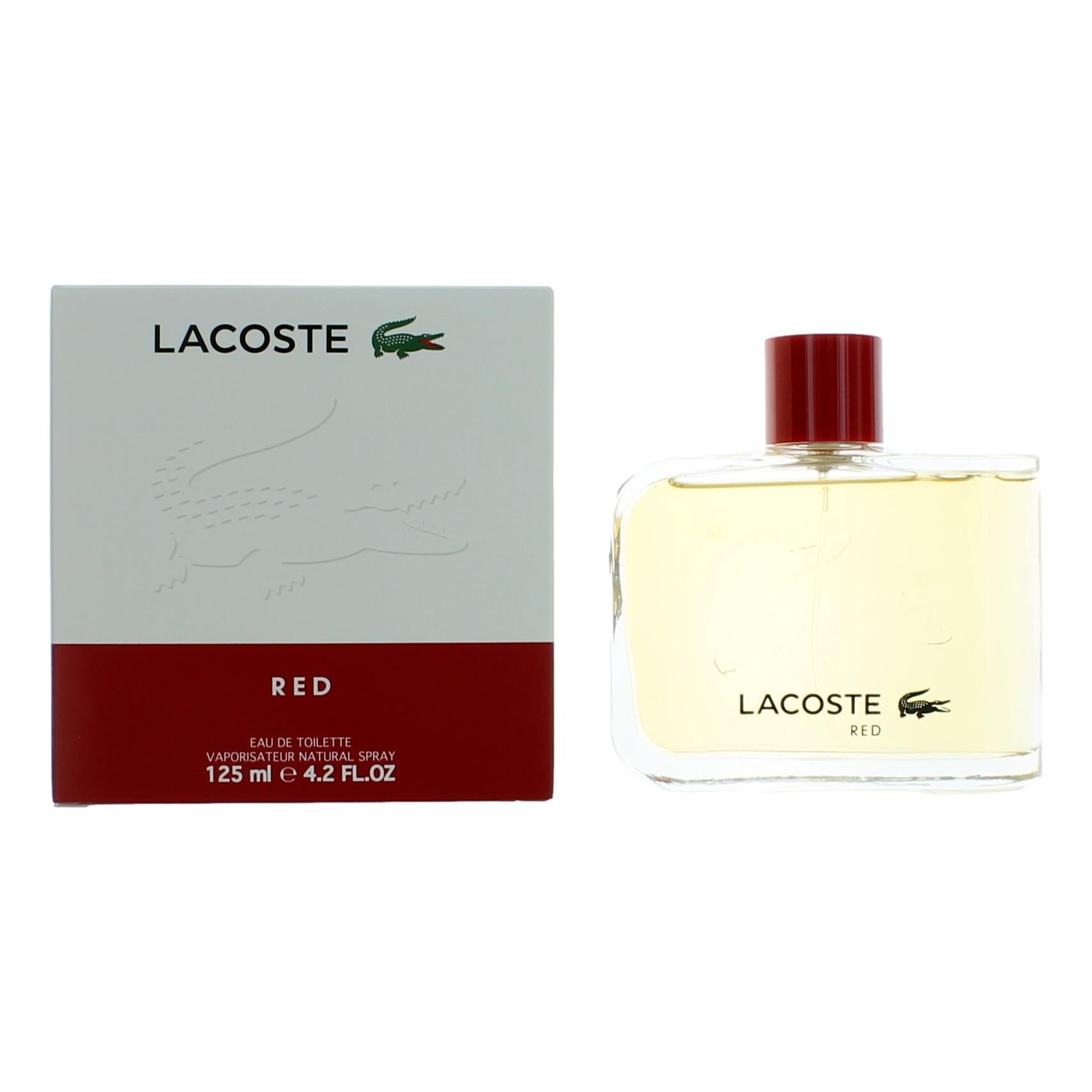 Photo of Lacoste Red by Lacoste, 4.2 oz EDT Spray for Men
