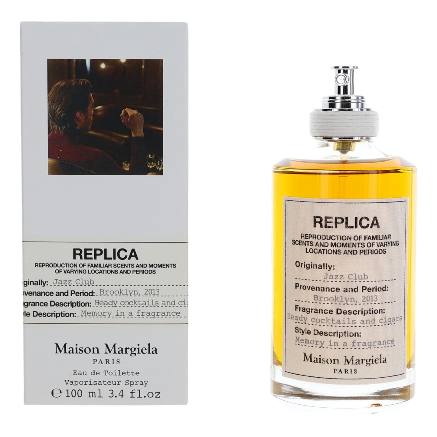 Photo of Replica Jazz Club by Maison Margiela, 3.4 oz EDT Spray for Unisex
