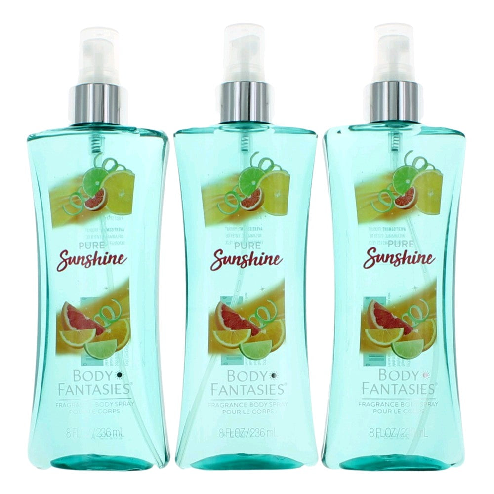 Photo of Pure Sunshine by Body Fantasies, 3 Pack 8oz Fragrance Body Spray women