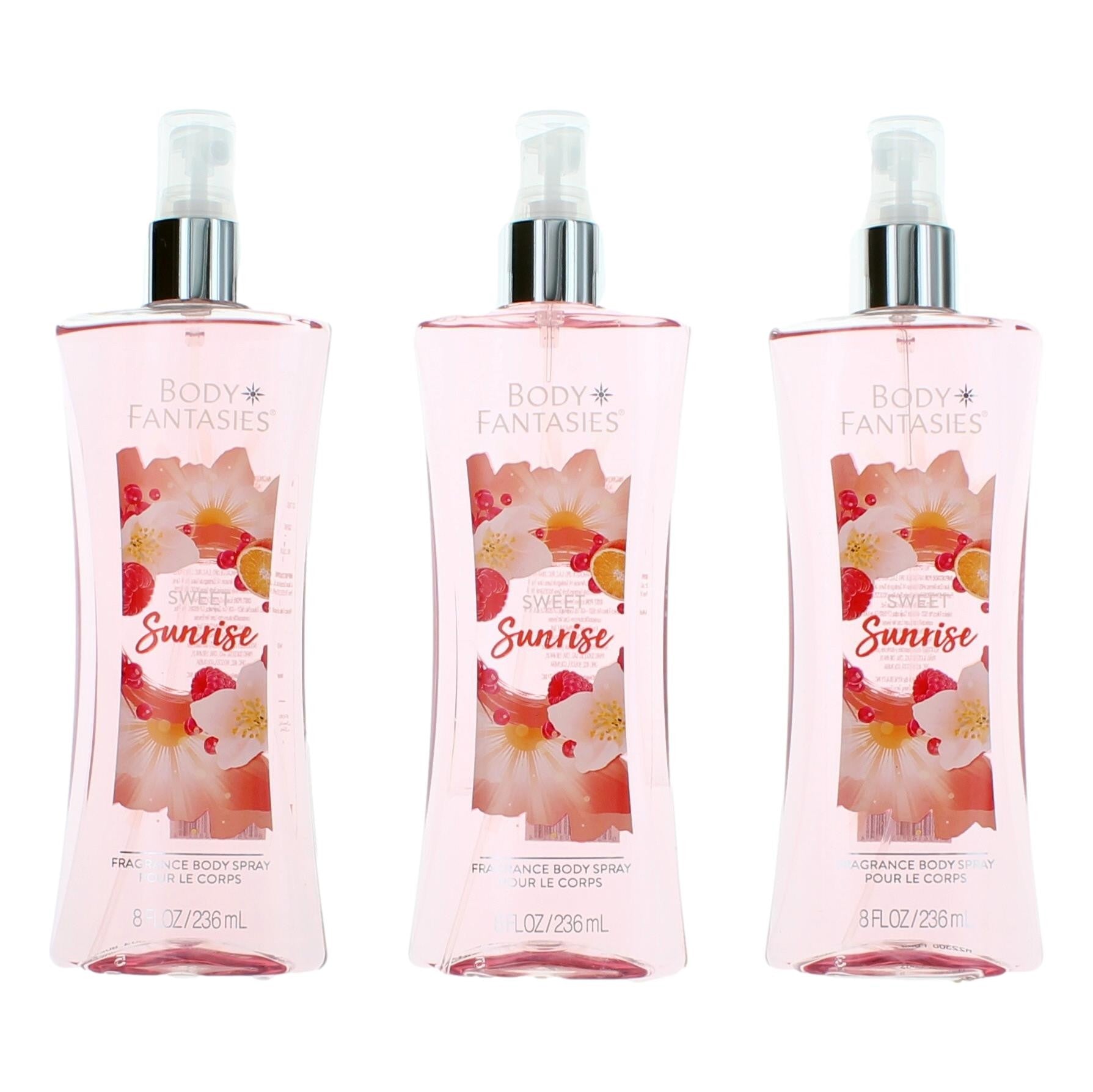 Photo of Sweet Sunrise Fantasy by Body Fantasies, 3 Pack 8oz Fragrance Body Spray women