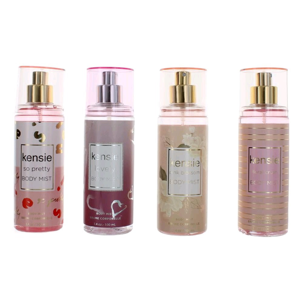 Photo of Kensie by Kensie, 4 Piece Body Mist Variety Gift Set for Women