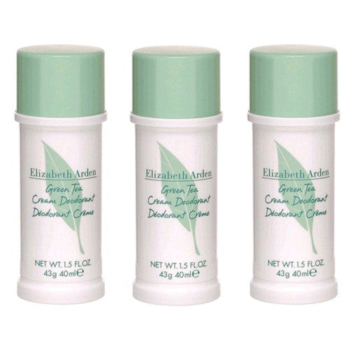 Photo of Green Tea by Elizabeth Arden, 3x1.5oz (4.5oz total) Cream Deodorant women