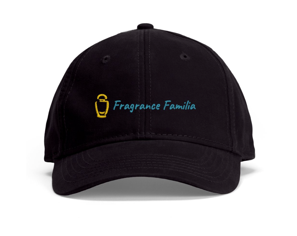 fragrance familia branded black hat