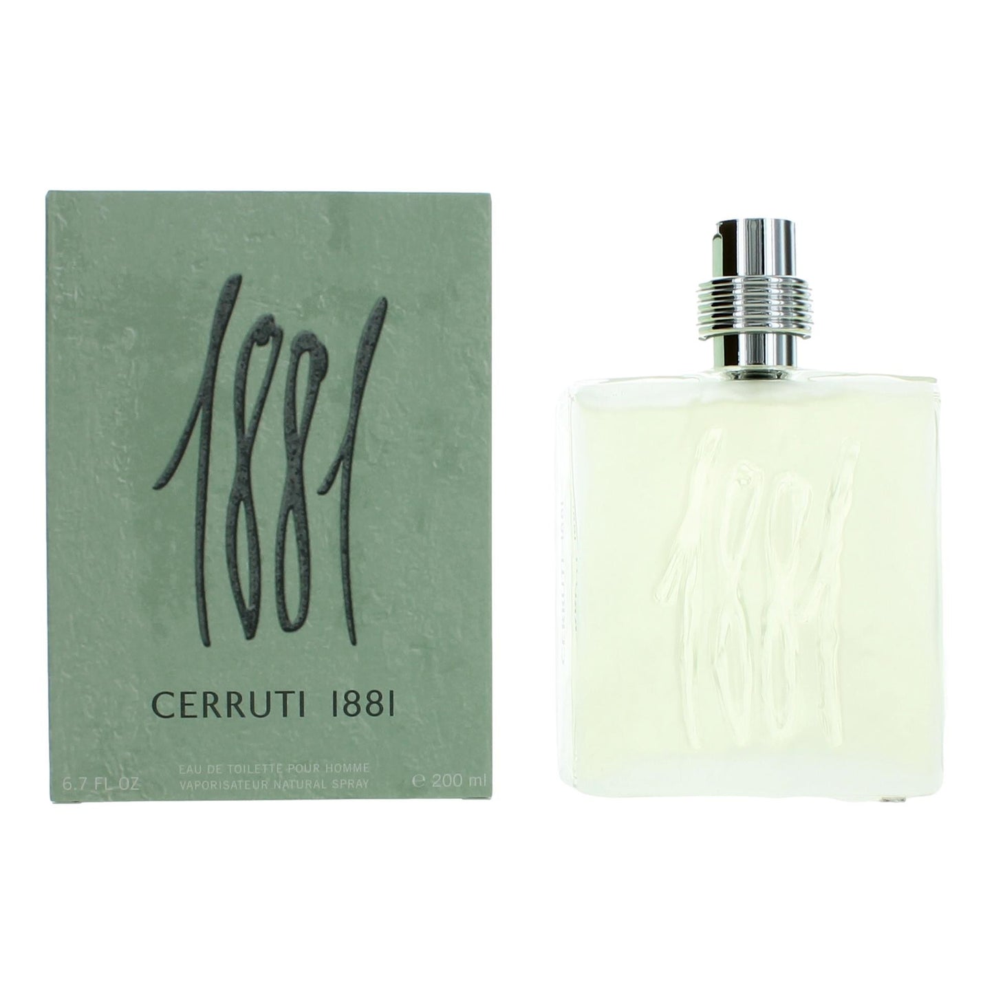 Bottle of 1881 by Nino Cerruti, 6.7 oz Eau De Toilette Spray for Men