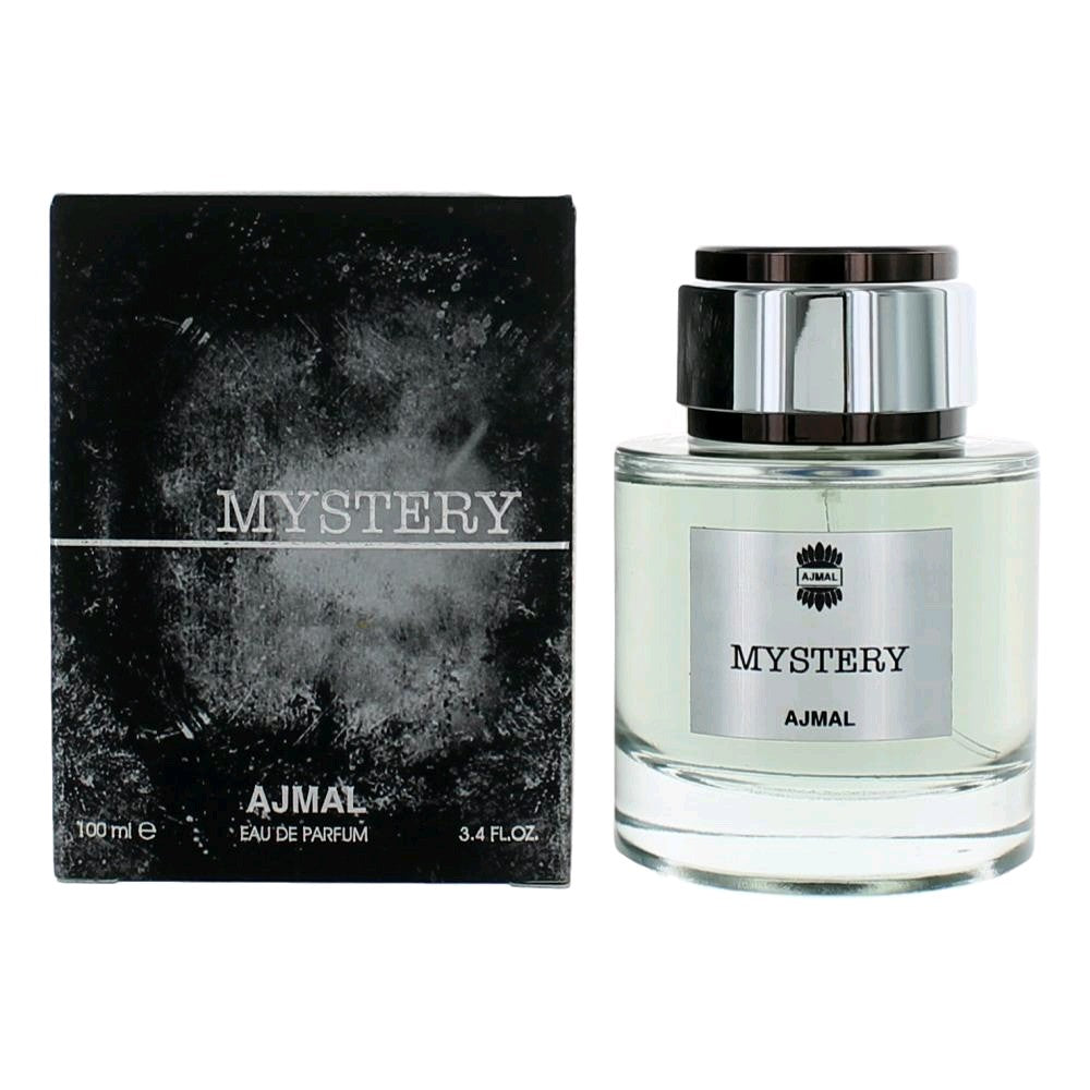 Bottle of Mystery by Ajmal, 3.4 oz Eau De Parfum Spray for Men