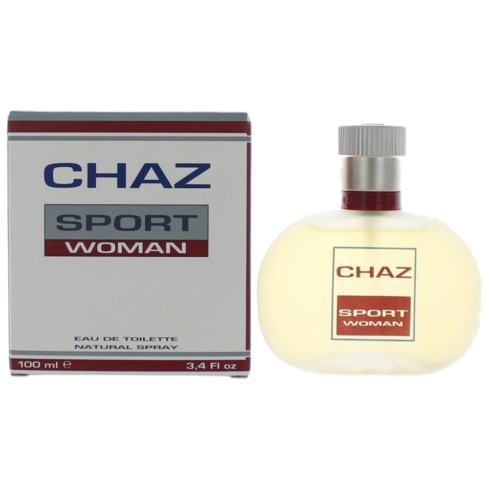 Bottle of Chaz Sport Woman by Chaz, 3.4 oz Eau De Toilette Spray for Women
