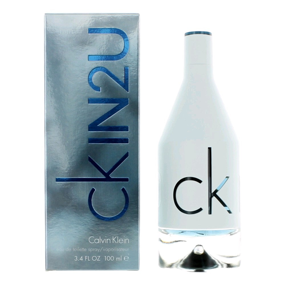 Bottle of CK in2U Him Cologne by Calvin Klein, 3.4 oz
