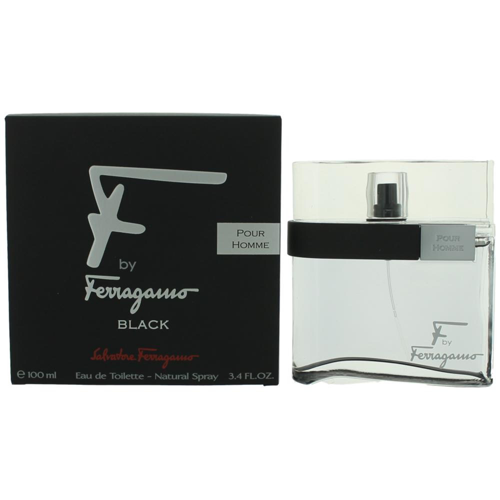 Bottle of Ferragamo F Black 3.4 oz