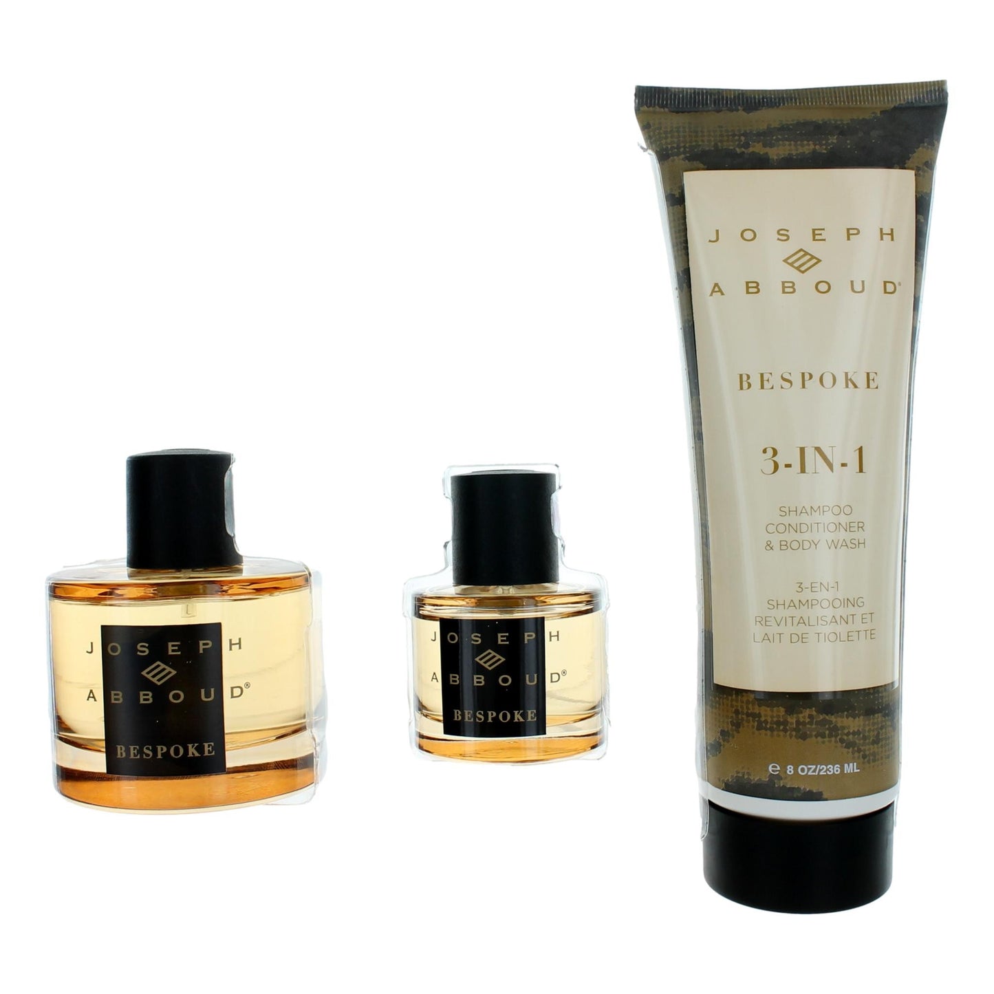 Bottle of Bespoke by Joseph Abboud, 3 Piece Gift Set for Men