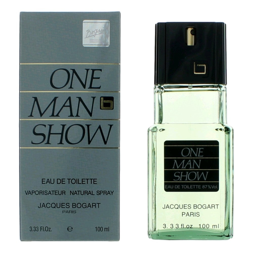 Bottle of One Man Show Cologne by Jacques Bogart, 3.4 oz