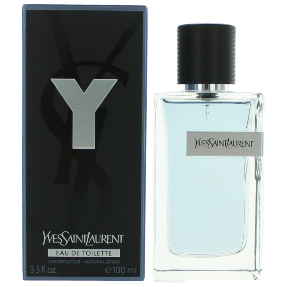 Bottle of Y by Yves Saint Laurent, 3.3 oz Eau De Toilette Spray for Men
