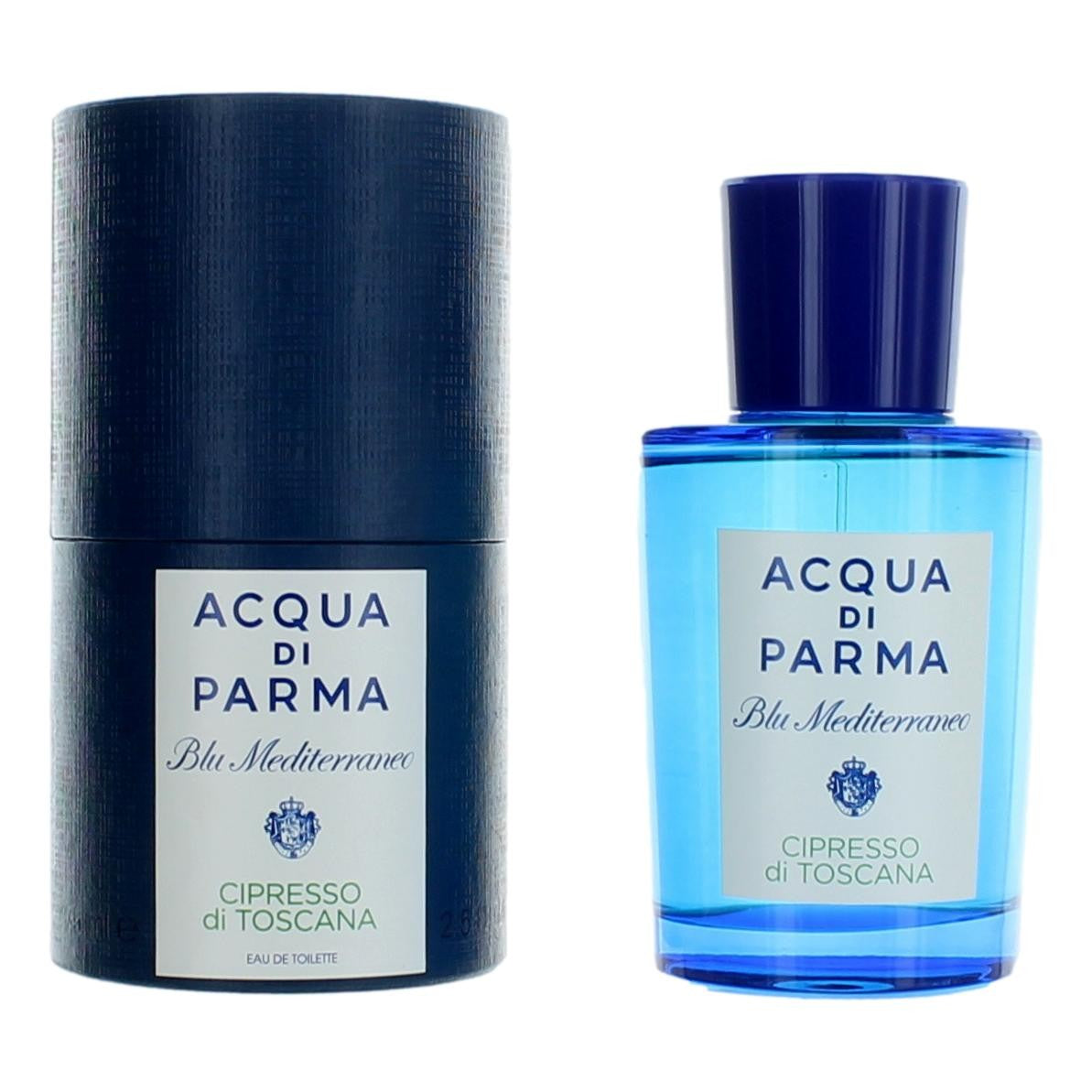 Bottle of Blu Mediterraneo Cipresso Di Toscana by Acqua Di Parma, 2.5 oz Eau de Toilette Spray for Unisex