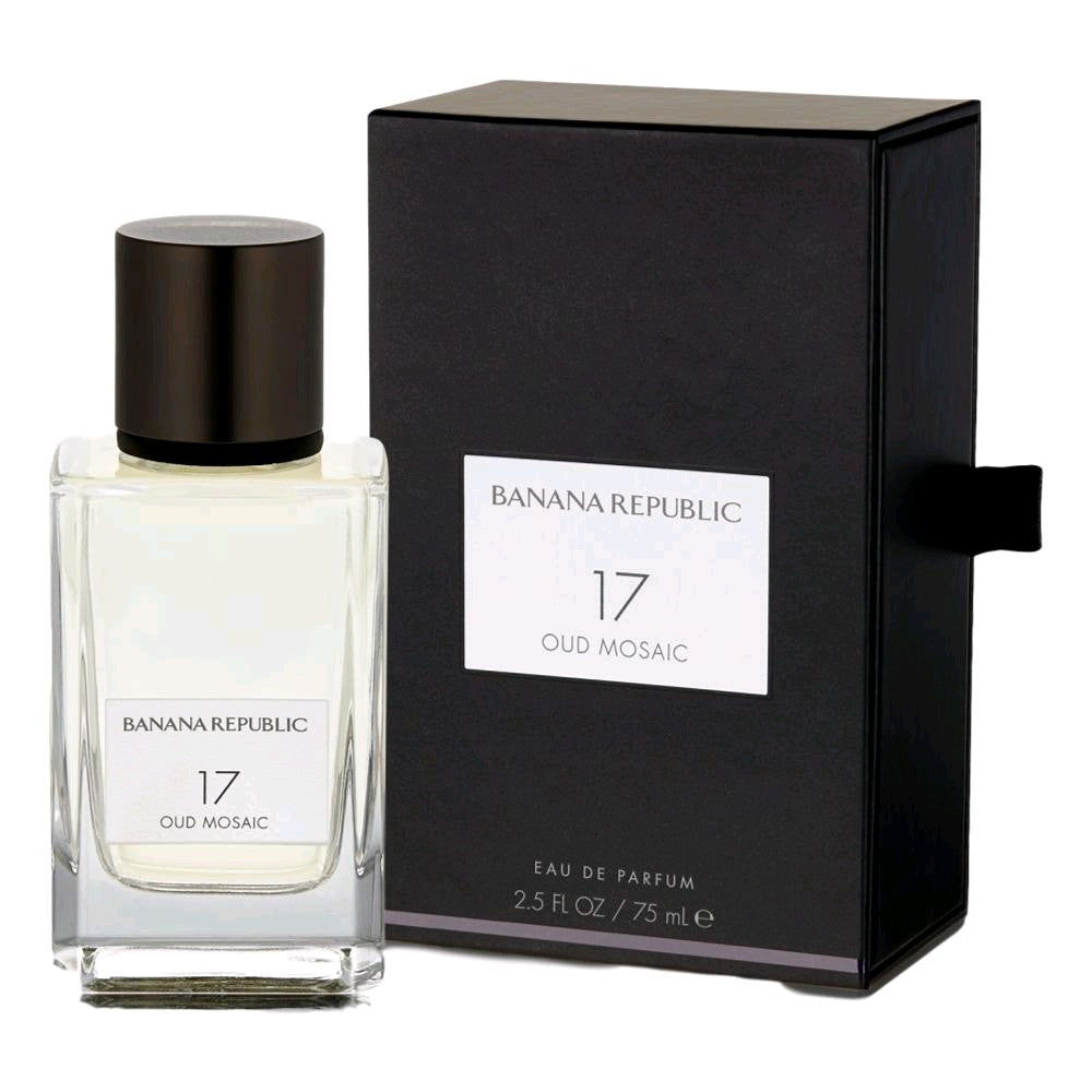 Bottle of 17 Oud Mosaic by Banana Republic, 2.5 oz Eau De Parfum Spray for Unisex