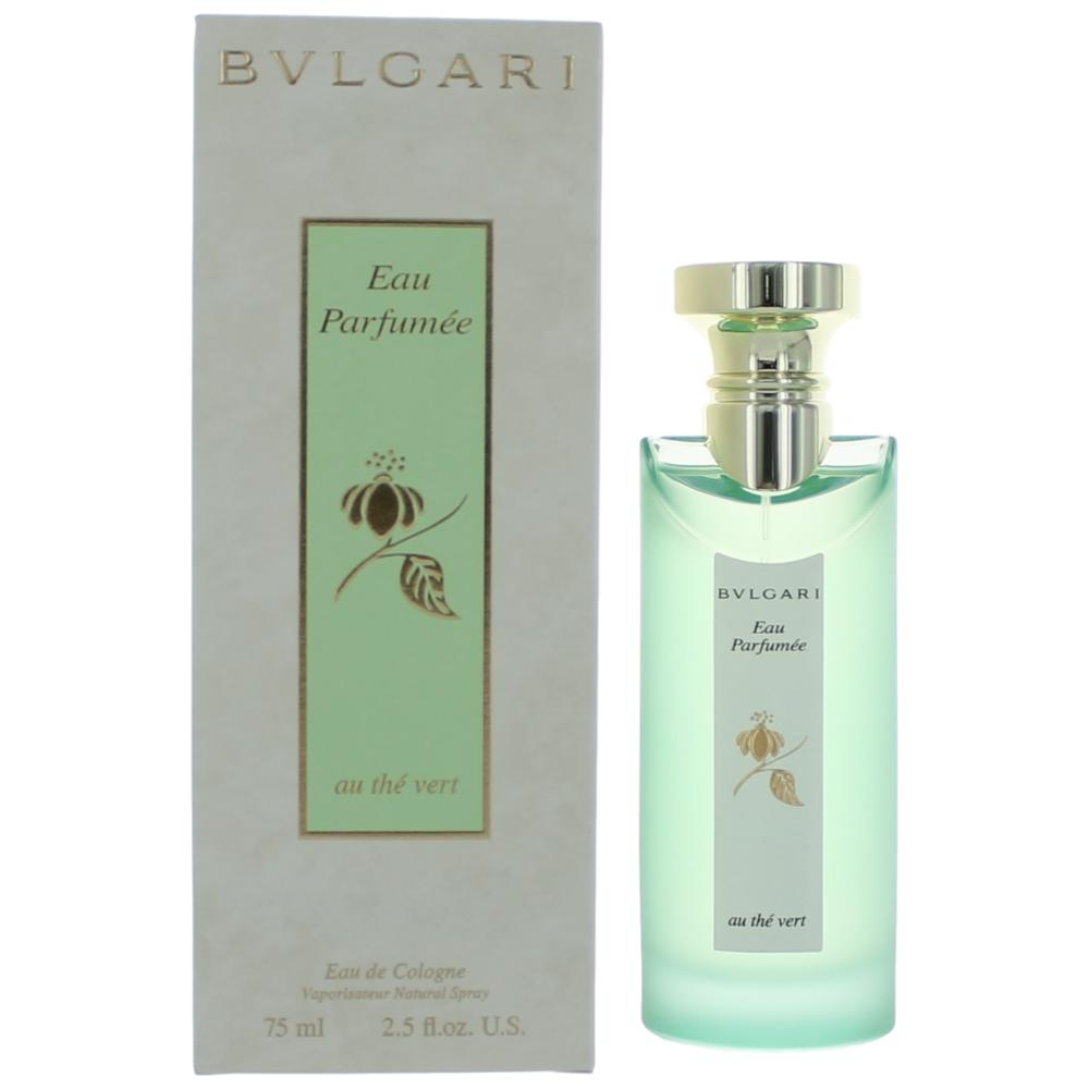 Bottle of Eau Parfumee Au the Vert (Green Tea) by Bvlgari, 2.5 oz Eau De Cologne Spray for Unisex