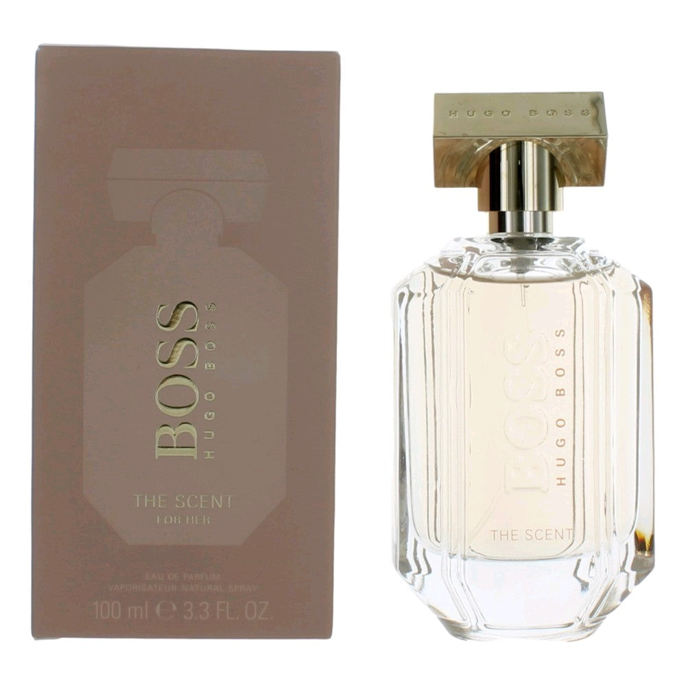Bottle of Boss The Scent by Hugo Boss, 3.3 oz Eau De Parfum Spray for Women