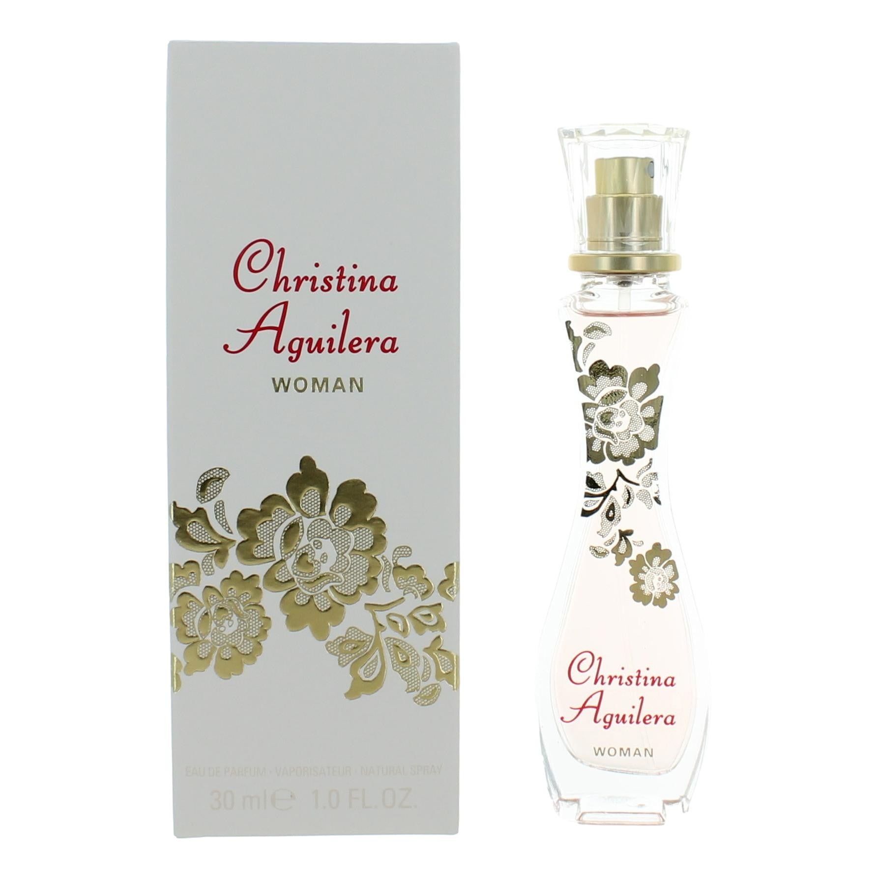 Bottle of Woman by Christina Aguilera, 1 oz Eau De Parfum Spray for Women