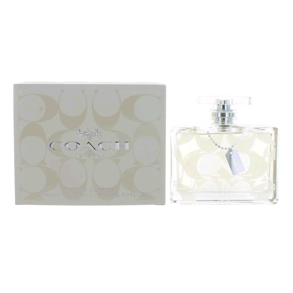 Bottle of Coach Signature by Coach, 3.3 oz Eau De Parfum Spray for Women