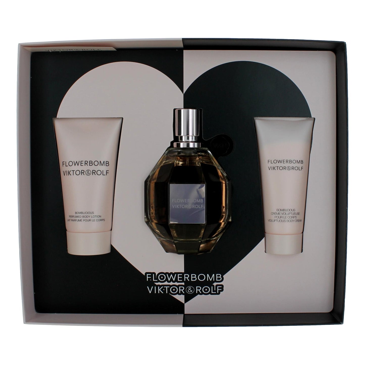 Bottle of Flowerbomb by Viktor & Rolf, 3 Piece GIft Set for Women