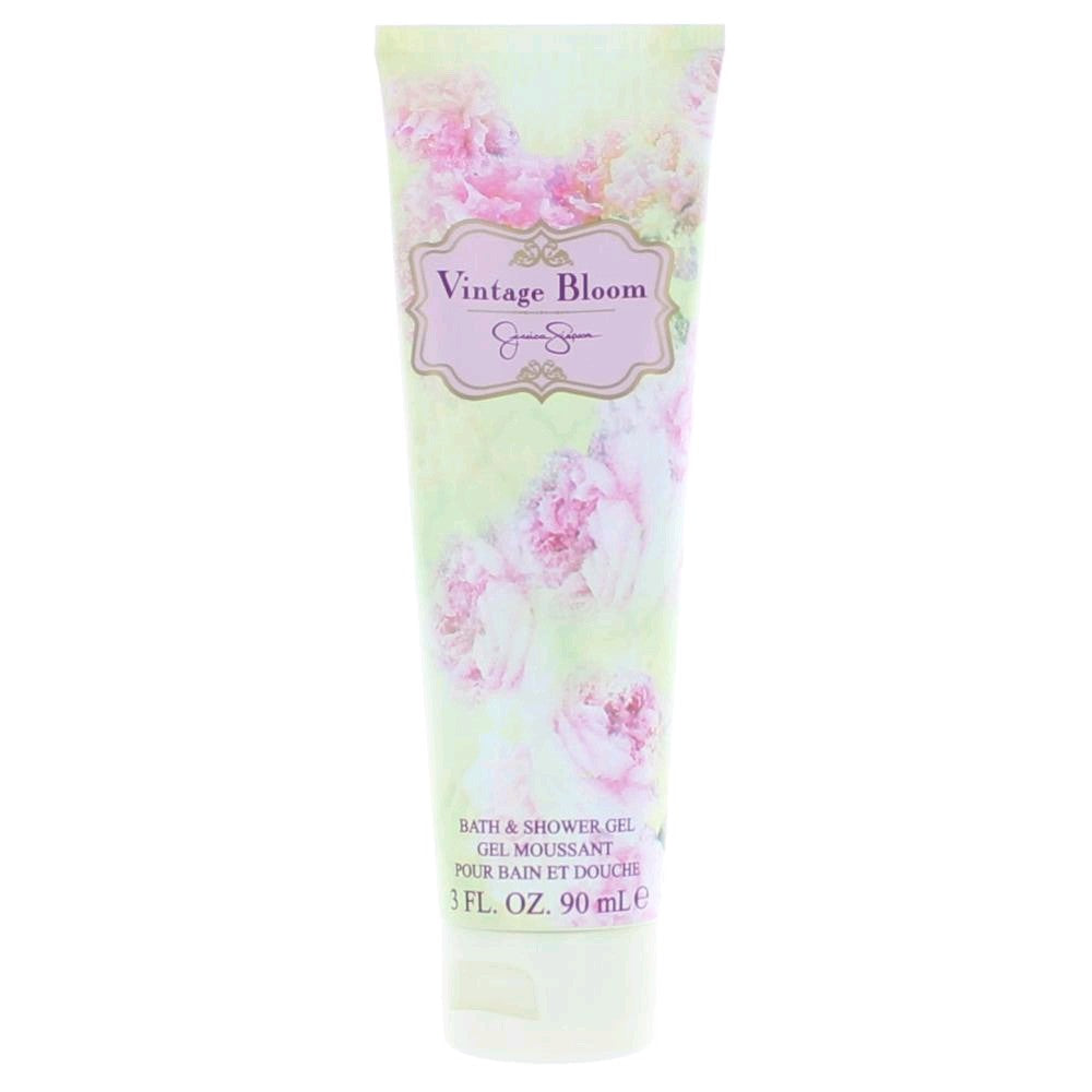 Bottle of Vintage Bloom by Jessica Simpson, 3 oz Shower Gel for Women