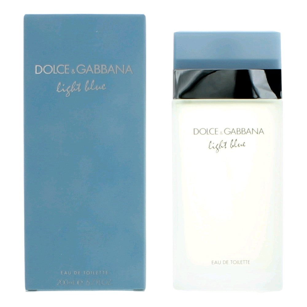 Bottle of Light Blue by Dolce & Gabbana, 6.7 oz Eau De Toilette Spray for Women