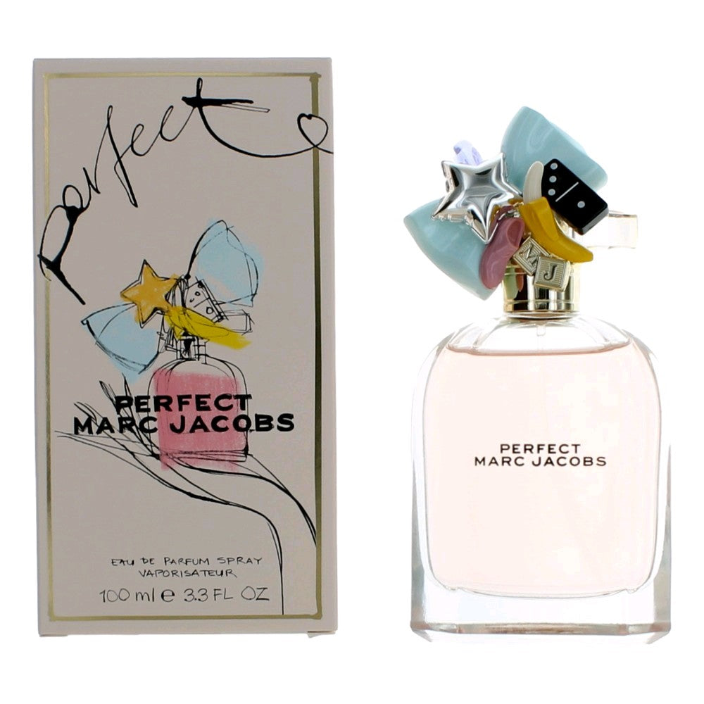 Bottle of Perfect by Marc Jacobs, 3.3 oz Eau De Parfum Spray for Women