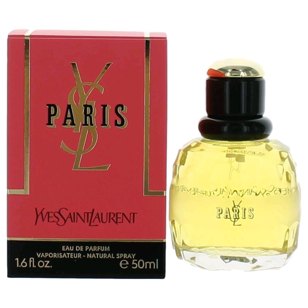 Bottle of Paris by Yves Saint Laurent, 1.6 oz Eau De Parfum Spray for Women