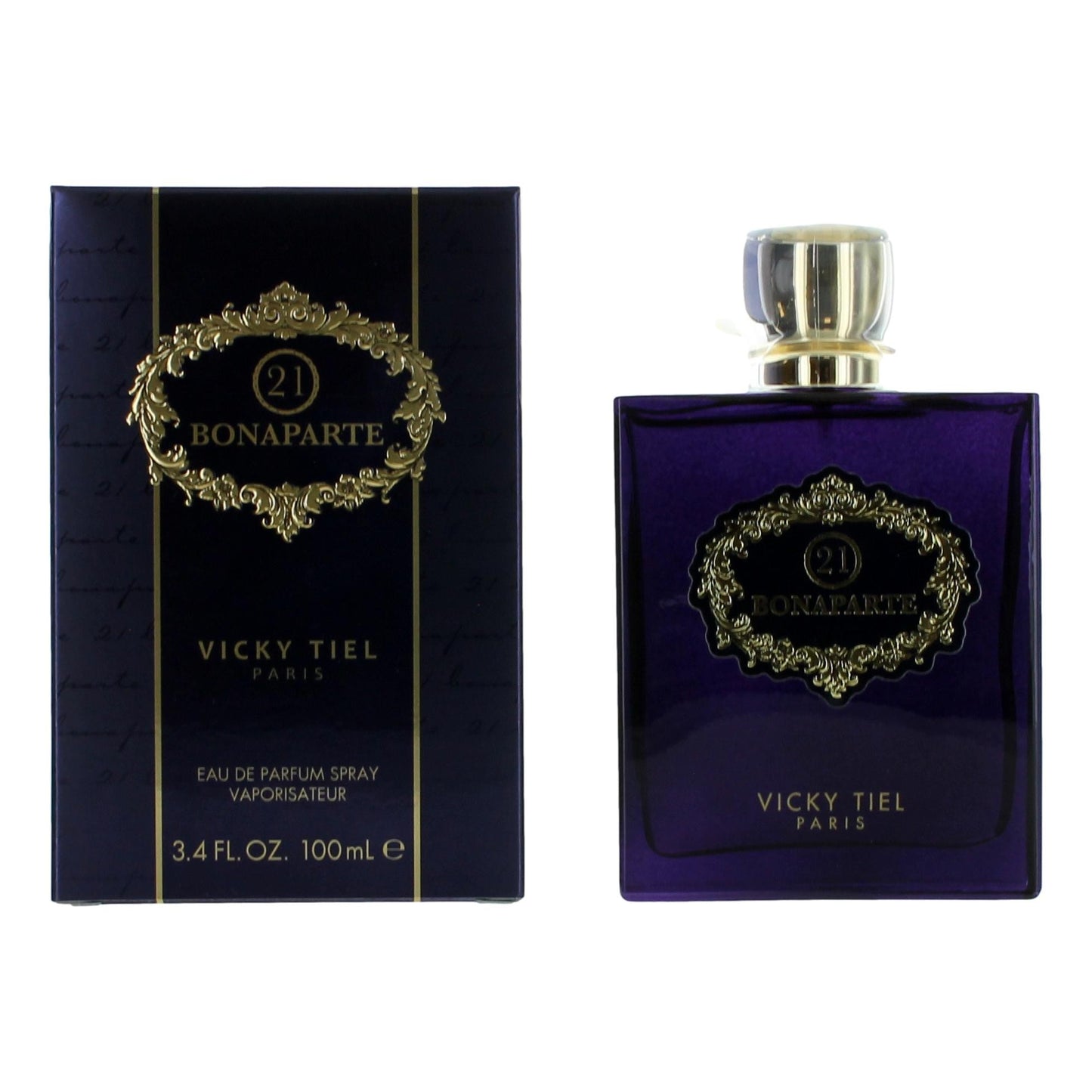 Bottle of 21 Bonaparte by Vicky Tiel, 3.4 oz Eau De Parfum Spray for Women