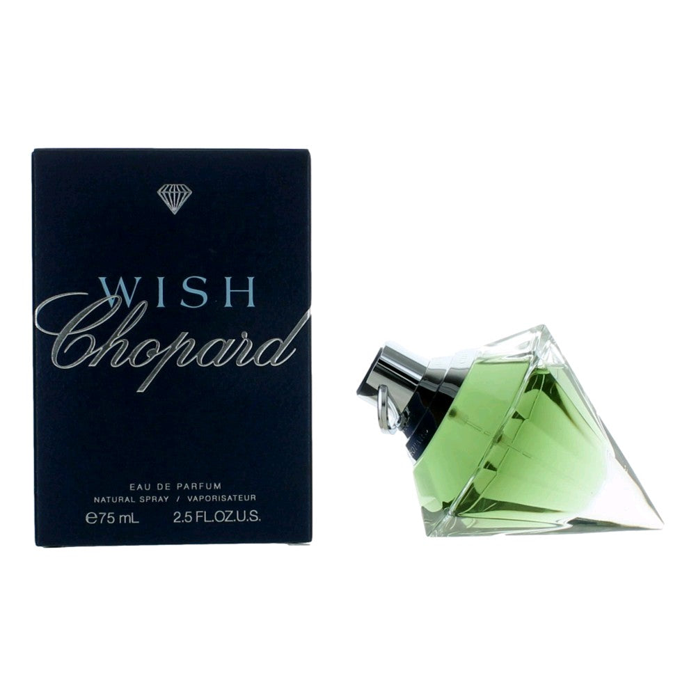 Bottle of Wish by Chopard, 2.5 oz Eau De Parfum Spray for Women