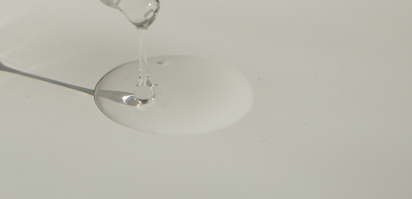 photo of a liquid from spilt perfume