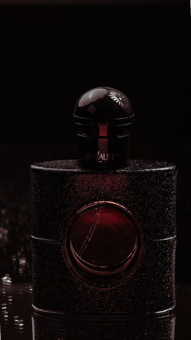bottle of ysl black opium characterized as a long lasting perfume