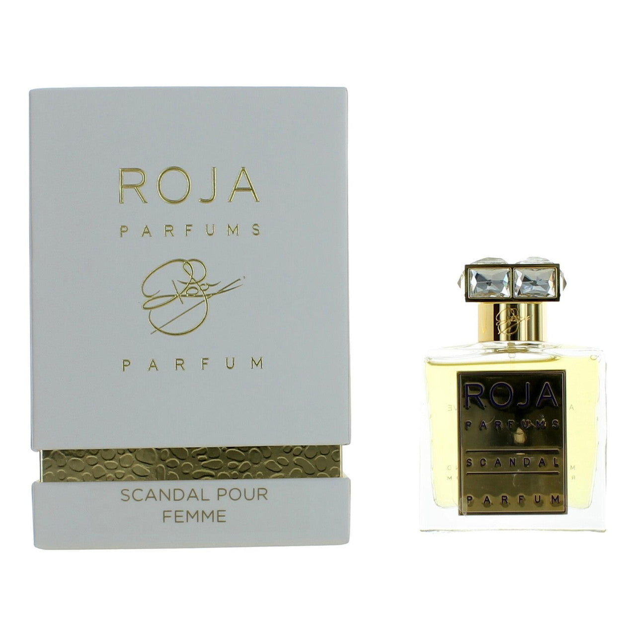 1.7 oz bottle of Scandal Pour Femme by Roja Parfums