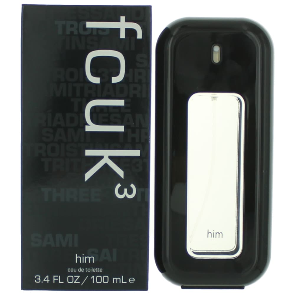 Photo of FCUK 3 by French Connection, 3.4 oz EDT Spray for Men