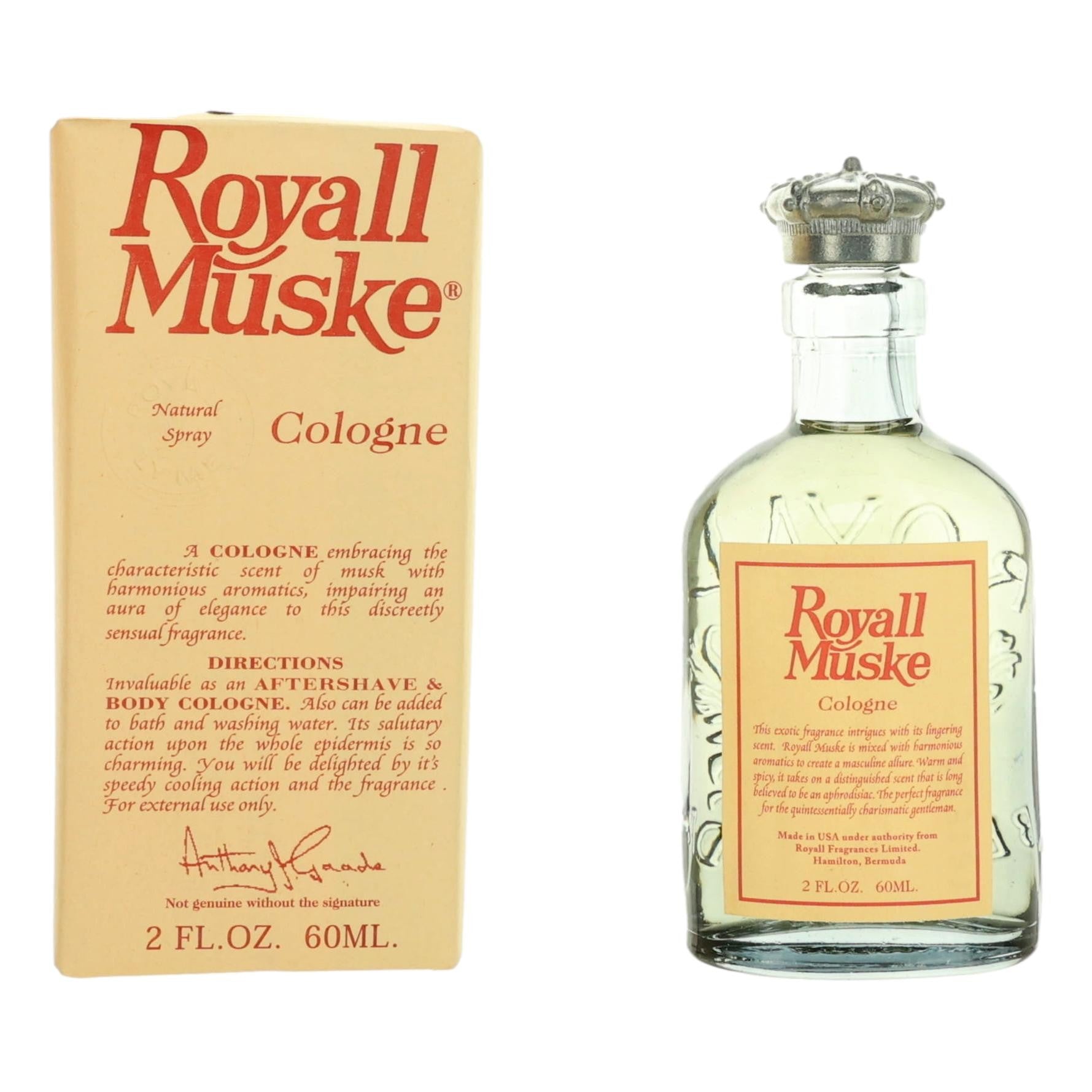 Photo of Royall Muske by Royall Fragrances, 2 oz All Purpose Cologne for Men