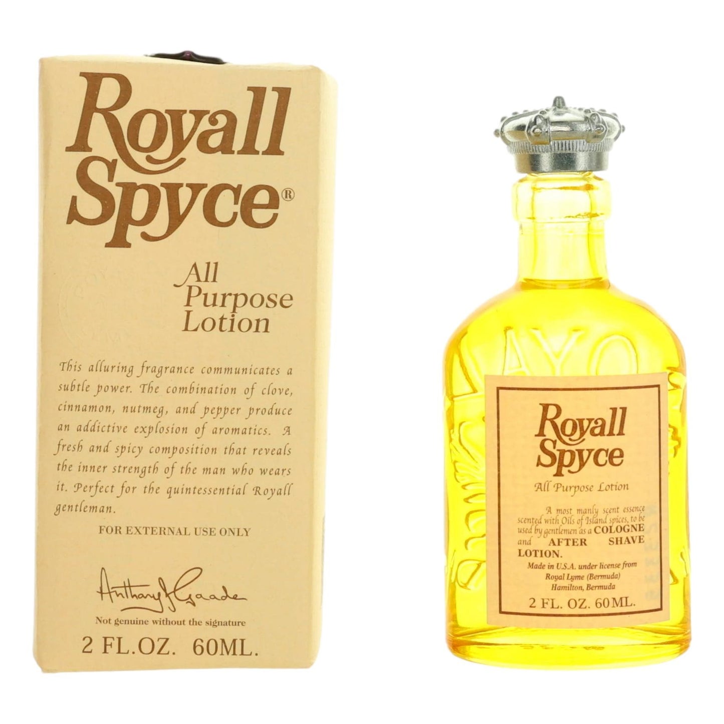 Photo of Royall Spyce by Royall Fragrances, 2 oz All Purpose Lotion for Men