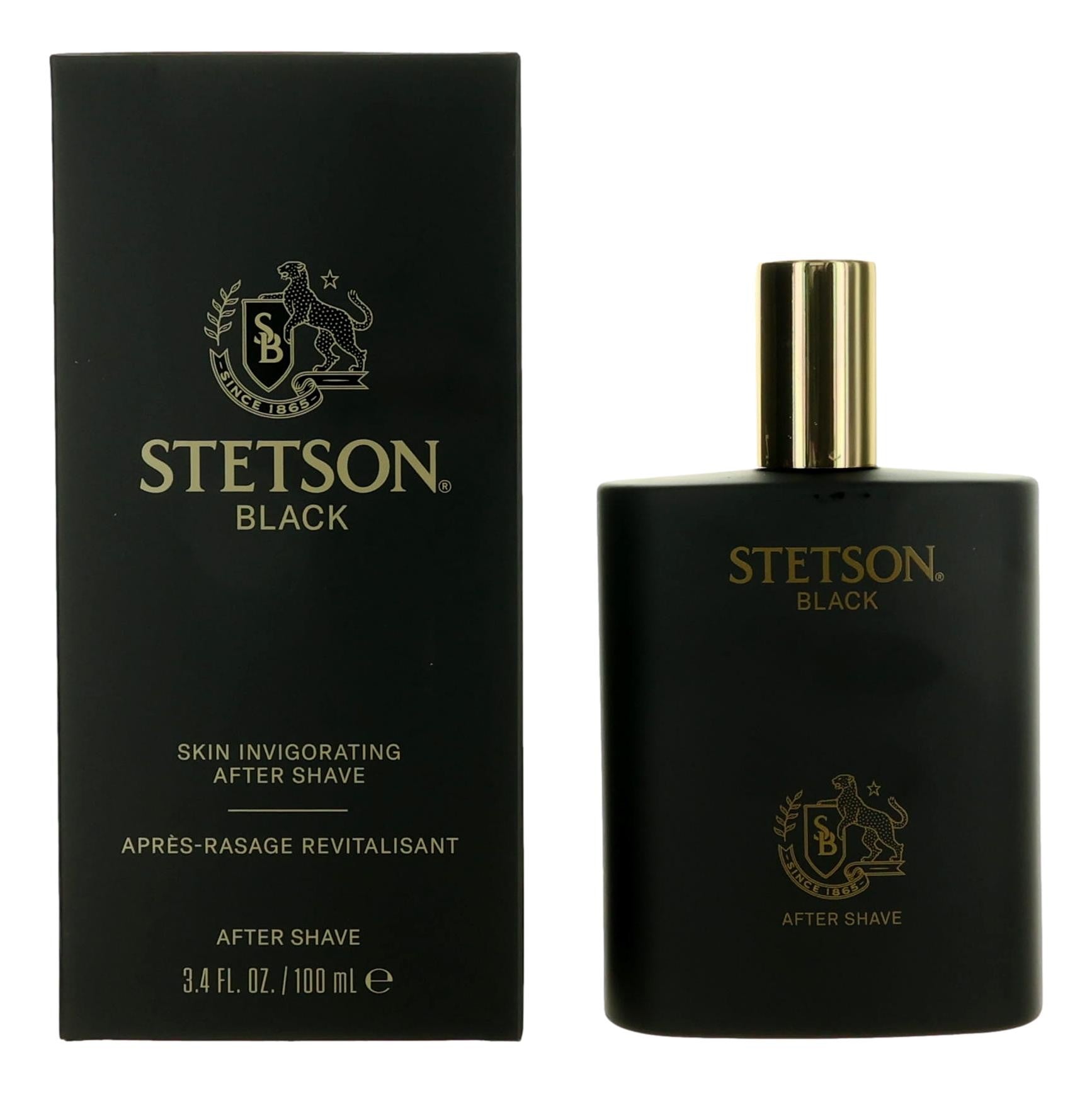 Photo of Stetson Black by Coty, 3.4 oz Skin Invigorating After Shave Splash men