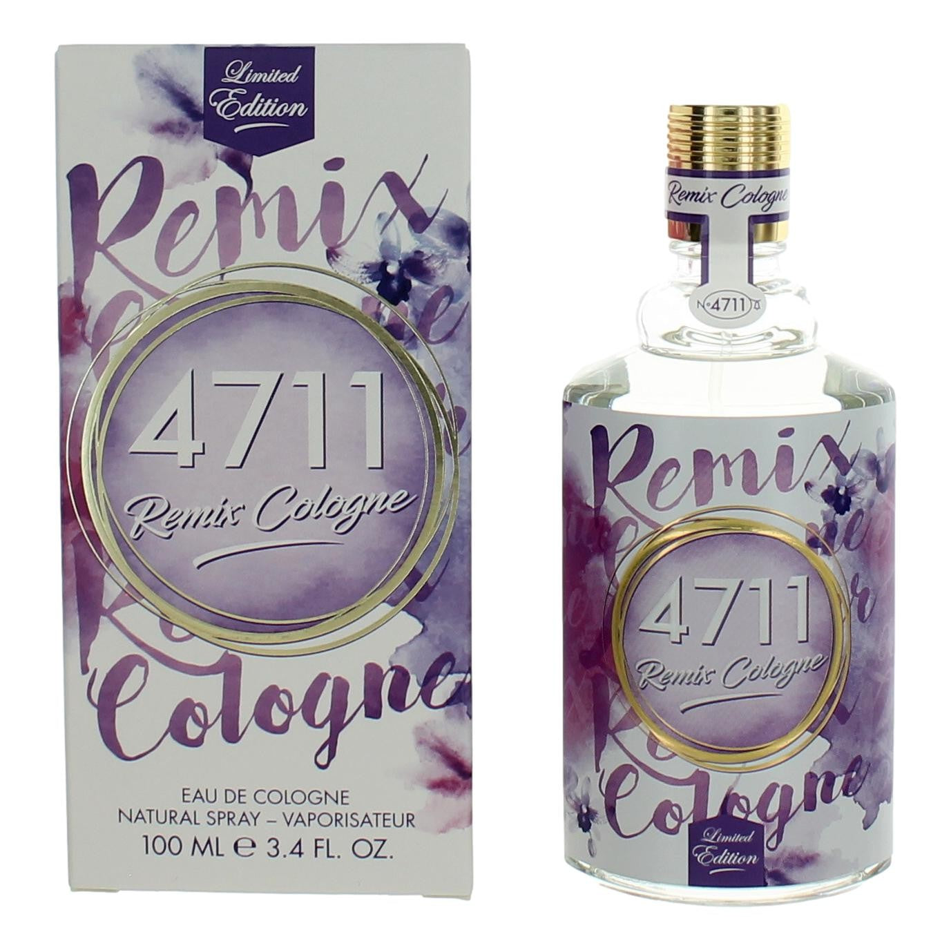 Photo of 4711 Remix Cologne Lavender by Muelhens, 3.4oz Eau De Cologne Spray Unisex