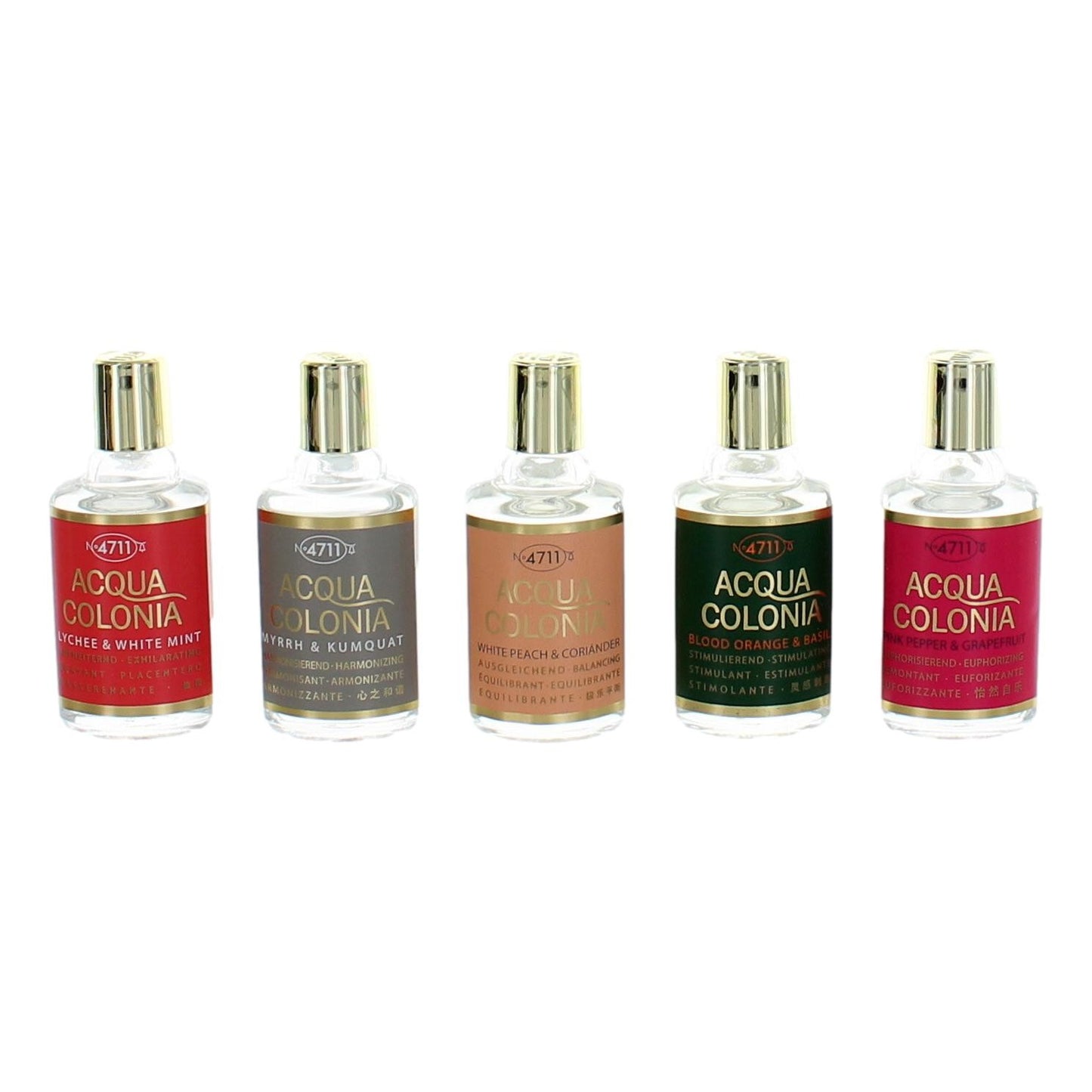 Photo of Acqua Colonia by 4711, 5 Piece Variety Set No.2 for Unisex