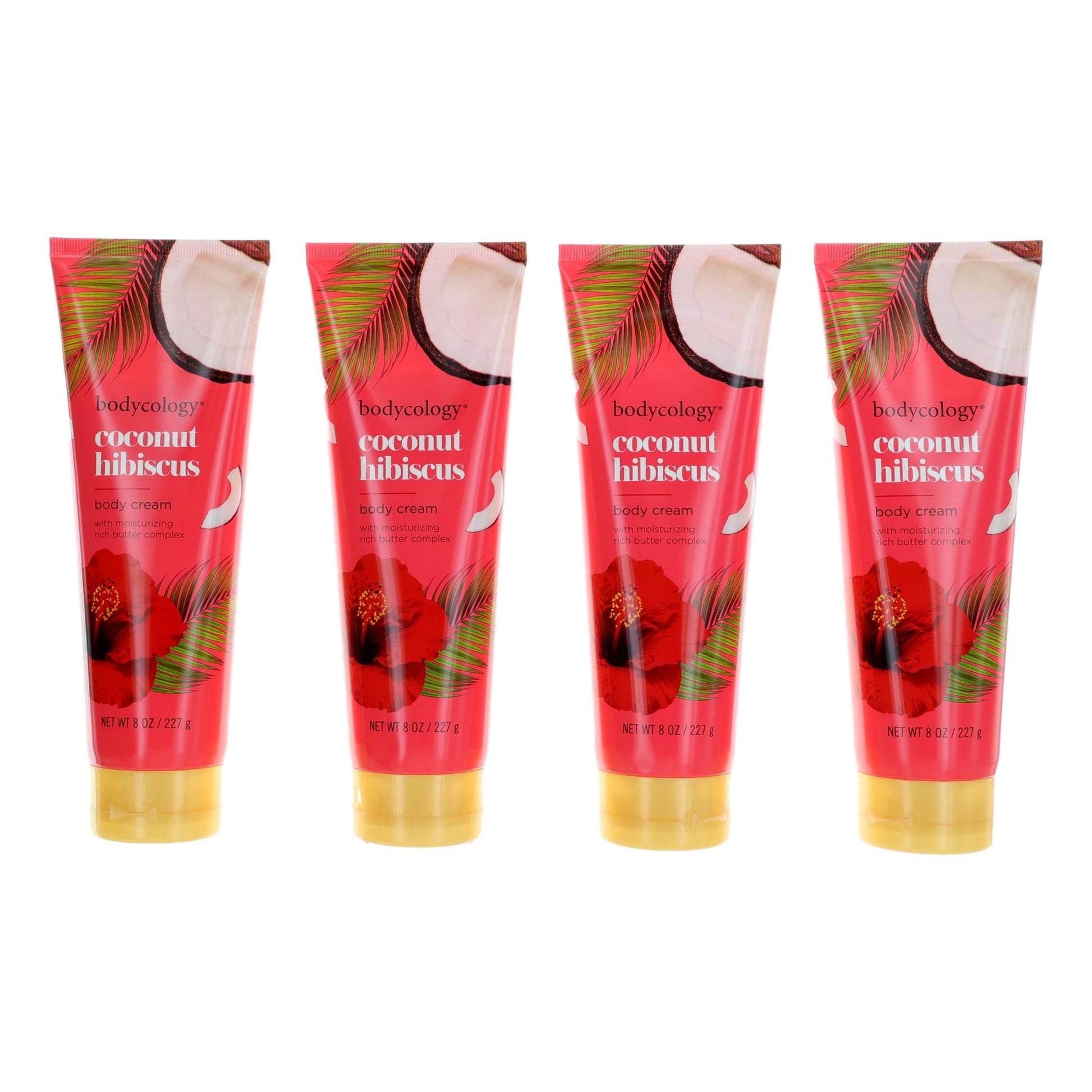 Photo of Coconut Hibiscus by Bodycology, 4 Pack 8oz Moisturizing Body Cream women