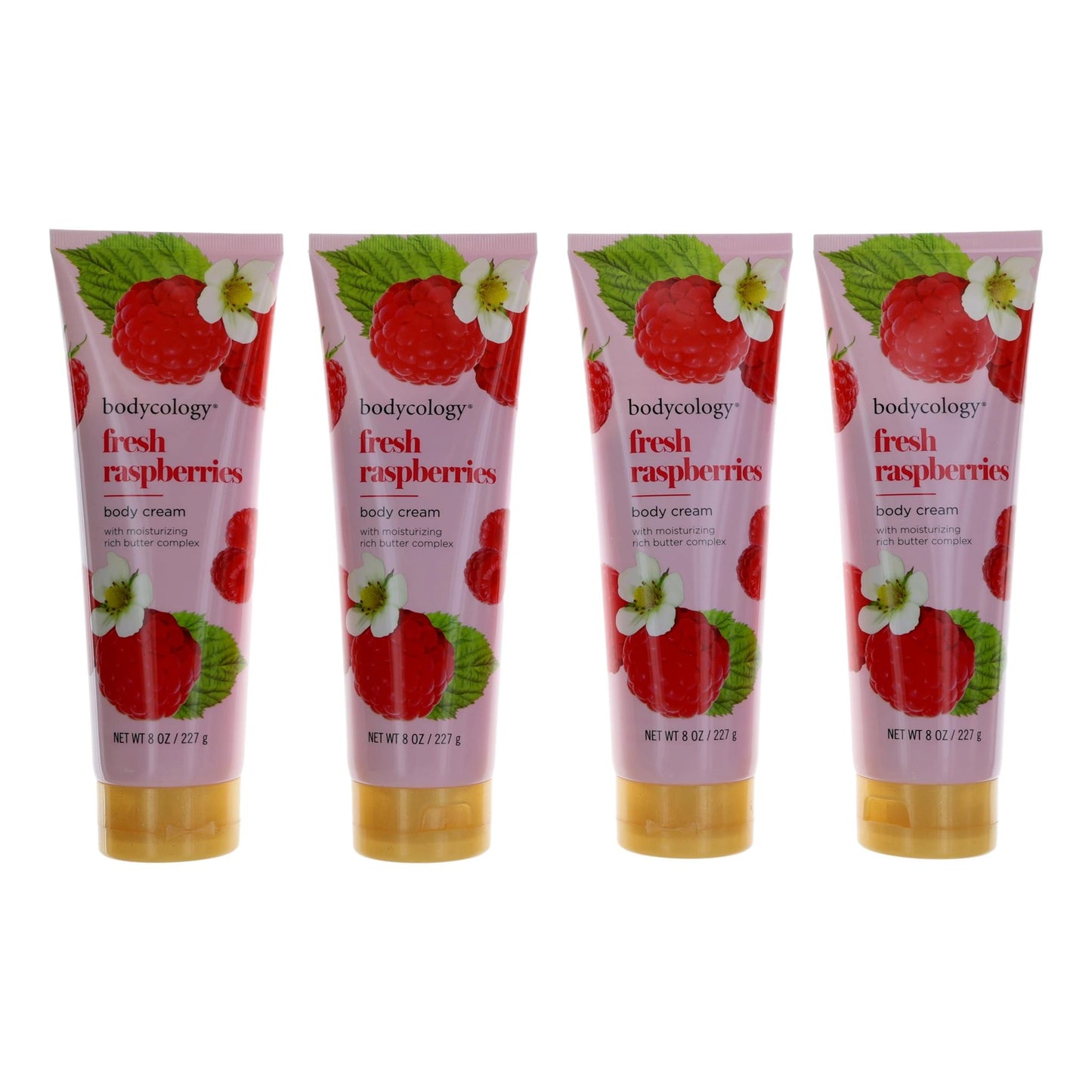 Photo of Fresh Raspberries by Bodycology, 4 Pack 8oz Moisturizing Body Cream women